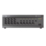 Mixer Amplifier 240W kèm bộ chọn 5 vùng loa TOA VM-2240