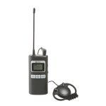 Bộ thu không dây cho hướng dẫn viên - phiên dịch: WG-D120R-AS (2 chiều)