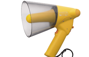 Megaphone cầm tay chống nước với còi báo hú: ER-1206W (tối đa 10W)