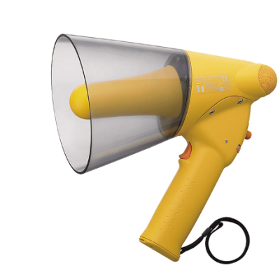 Megaphone cầm tay chống nước với còi báo hú: ER-1206W (tối đa 10W)