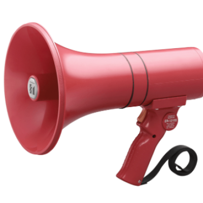 Megaphone cầm tay 15W với còi báo động: ER-1215S (Tối đa 23W)